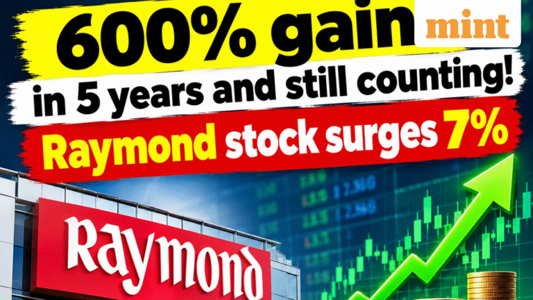 600% gains in 5 years and still counting! Raymond stock surges 7%, what's driving the rally?