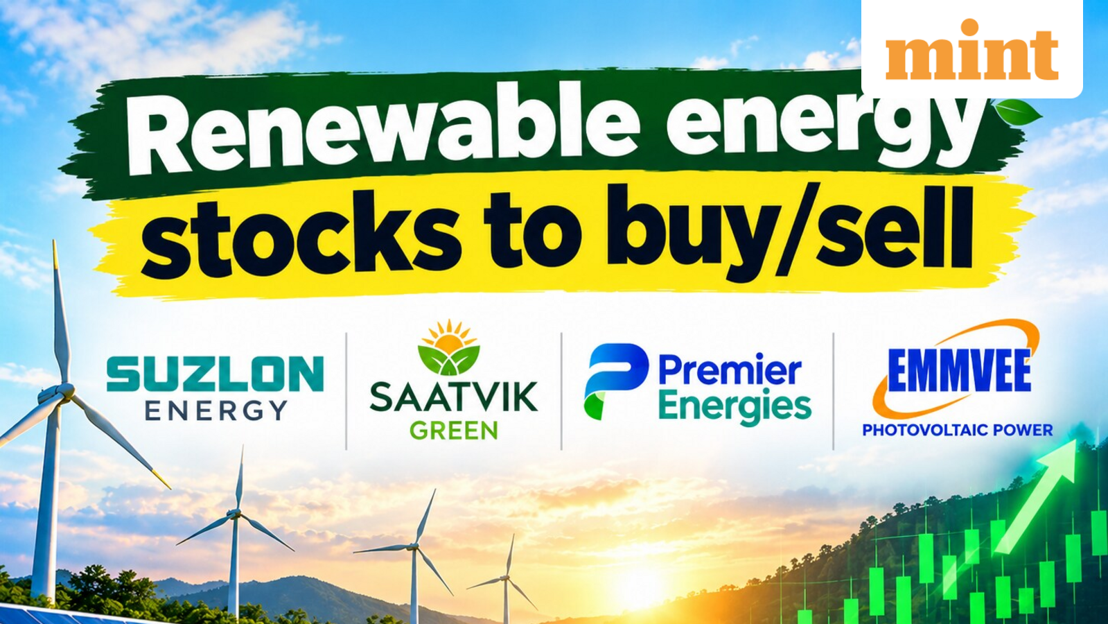 Buy Suzlon, Saatvik Green; Sell  Premier Energies, Emmvee Photovoltaic Power: Ambit Insights | Target price, upside