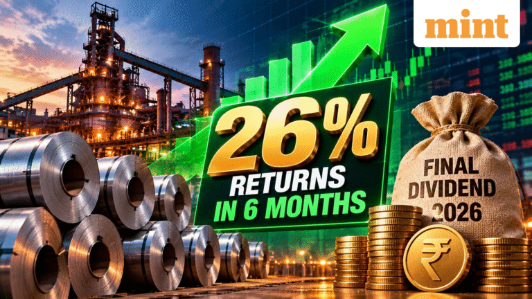 26% returns in 6 months, SAIL stock final dividend 2026 record date next week; check amount per share, payment date