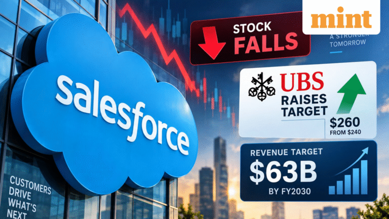 Salesforce stock falls over 8% in 4 sessions despite $63 bn revenue target, but UBS raised outlook price - Here’s why