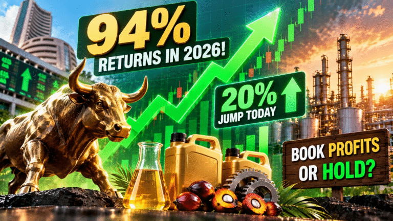 94% returns in 2026! Savita Oil Tech share price jumped 20% today, hitting record high | Book profits or hold?