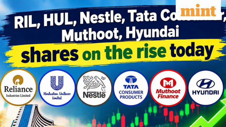 RIL, HUL, Nestle, Tata Consumer, Hyundai shares on the rise today | Key things to know