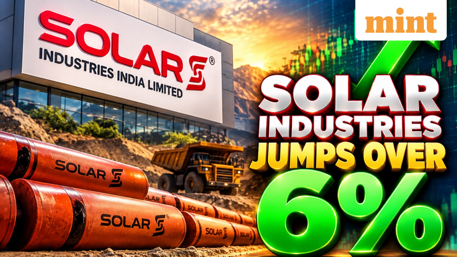 Solar Industries shares up over 6%! What's driving defence stock that has surged 60% in YTD | Check target, stop loss