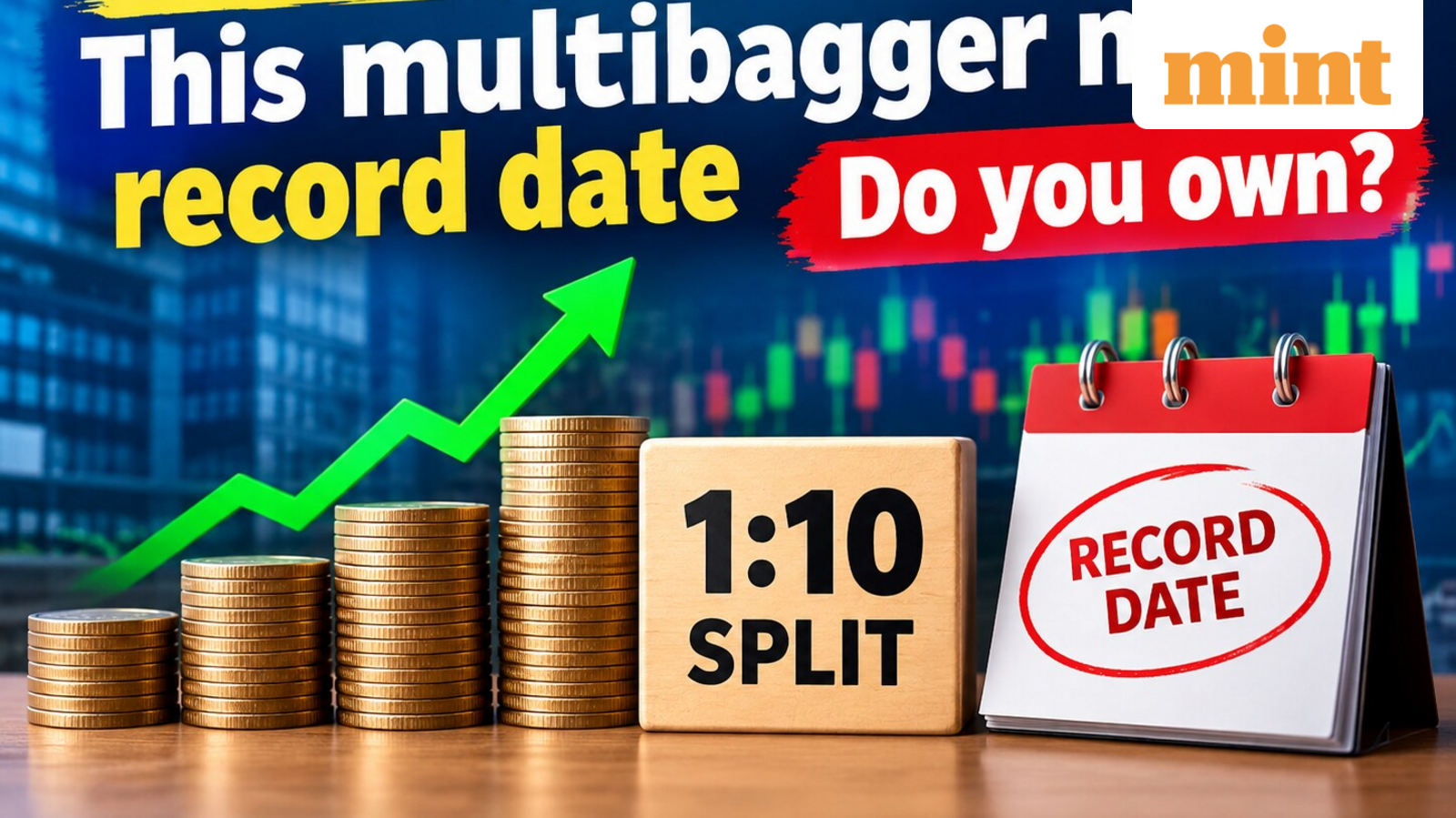 1:10 stock split: This multibagger nears record date, turns  ₹10,000 into  ₹5.3 lakh in 2 yrs | Do you own?