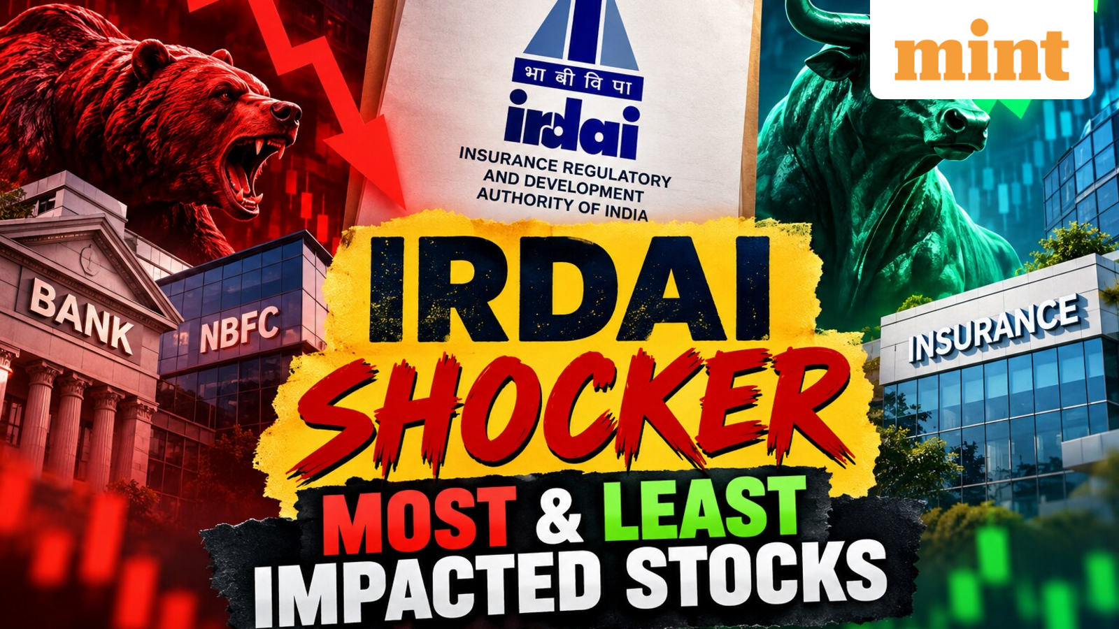 IRDAI shocker! From ICICI Bank to PB Fintech - A look at most and least impacted bank, NBFC and insurance stocks