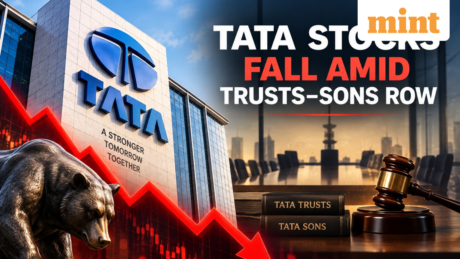 Tata Capital, Tata Power, and more: Tata stocks fall as Tata Trusts-Tata Sons battle intensifies - Check the latest