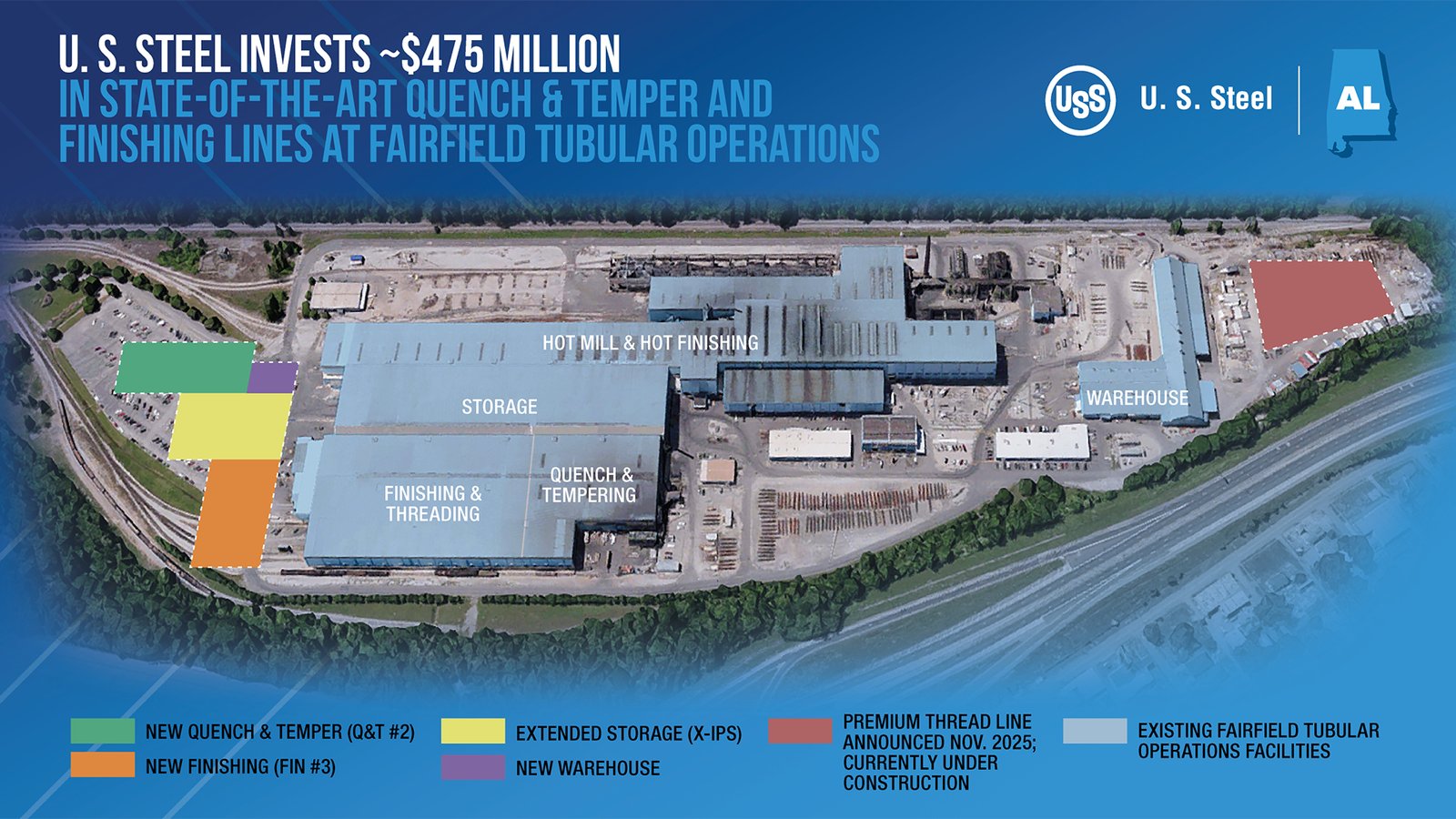 U.S. Steel clears final permit for $475 million oil and gas tubular facility