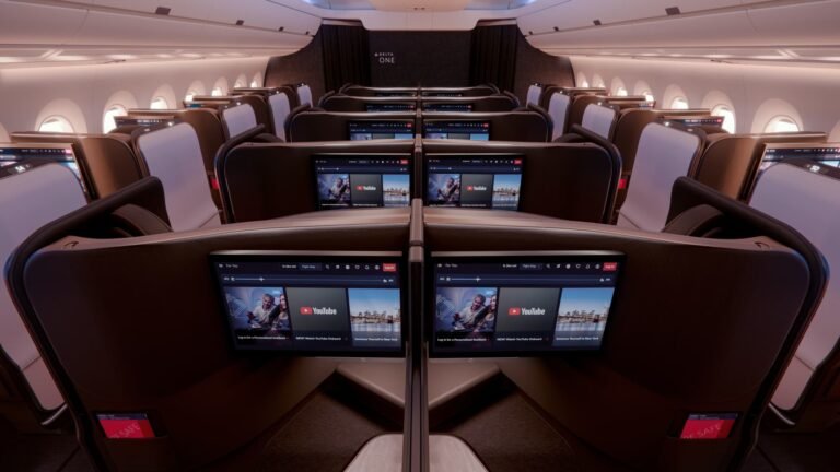 Delta's business-class revamp: New seats, menus, plates and more Porsches