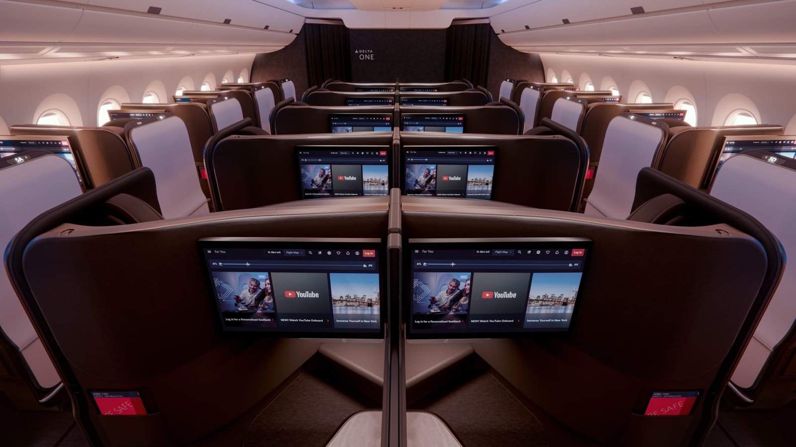 Delta's business-class revamp: New seats, menus, plates and more Porsches
