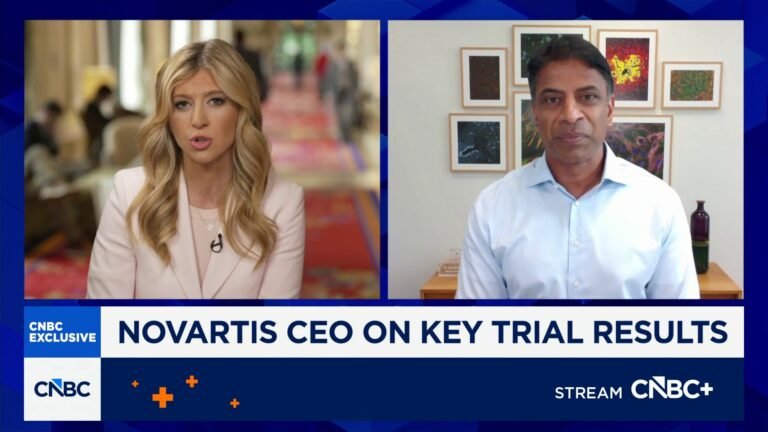 Novartis CEO on drug trial setbacks: We have the pipeline and replacement power to grow