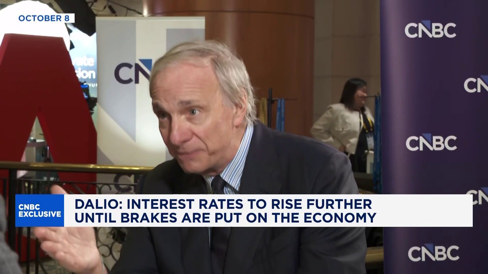 Interest rates will continue rising until brakes are put on the economy: Ray Dalio