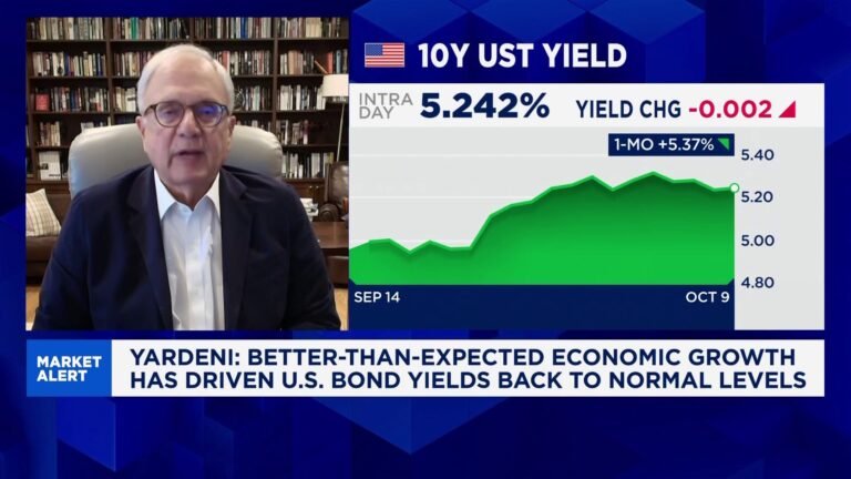 Bond yields are not rising high or fast enough to hurt the U.S. economy, says expert
