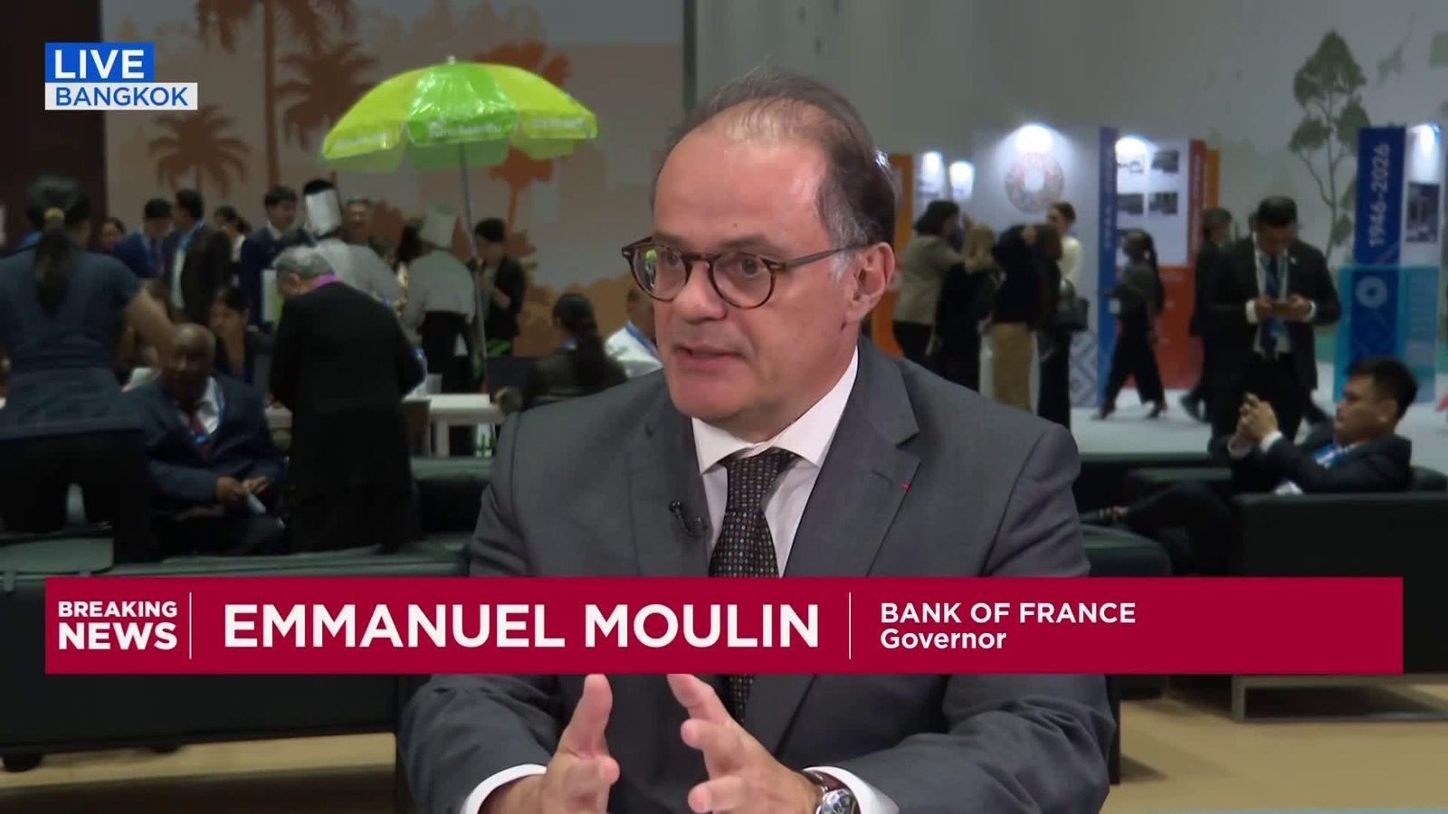 Bank of France governor: Political uncertainty driving bond yields higher