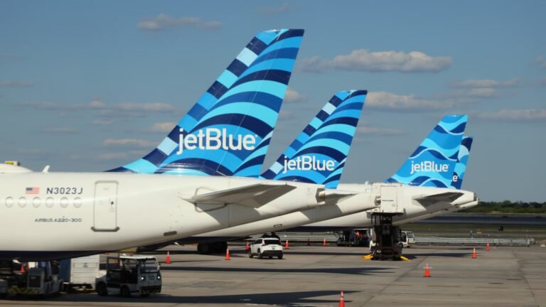 Stocks making the biggest moves midday: Lockheed Martin, JetBlue, CoreWeave, Surgery Partners & more
