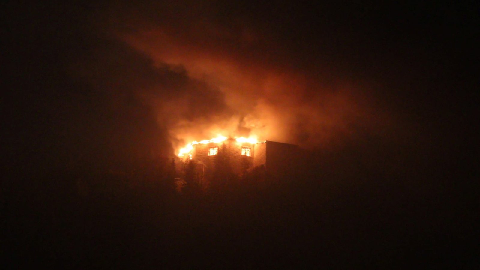 Fire devastates the Eagle's Nest retreat built for Hitler in Germany. A person is detained