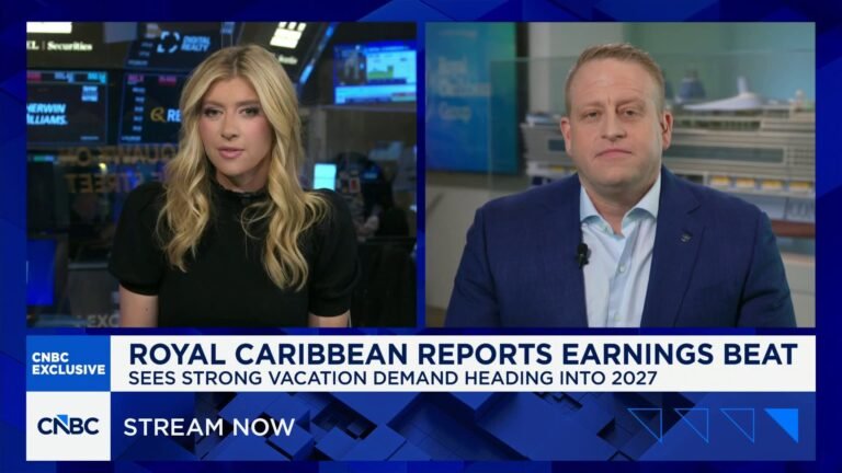 Royal Caribbean CEO Jason Liberty on Q3 earnings beat: We're seeing an uptick in bookings