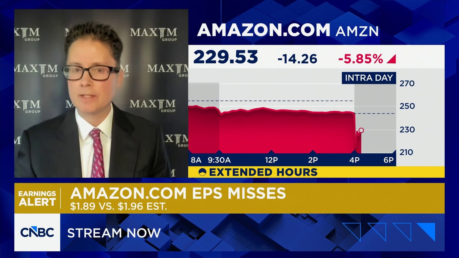 Amazon being impacted by challenging macro environment for consumers: Maxim's Tom Forte