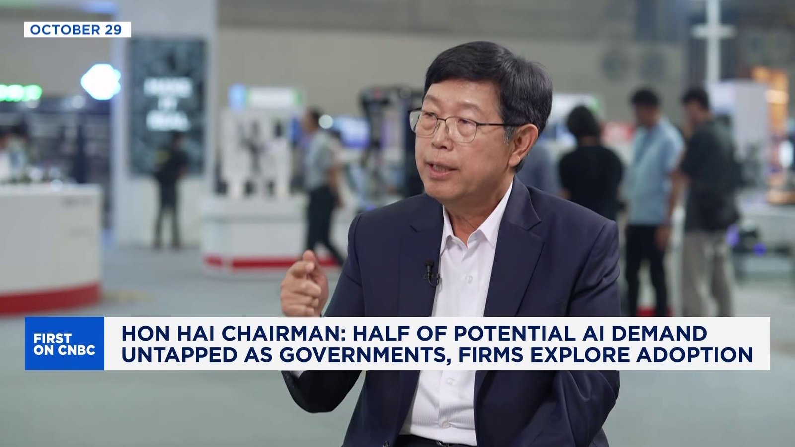 No risk of overcapacity yet as large part of AI demand still unrealized: Foxconn Chairman