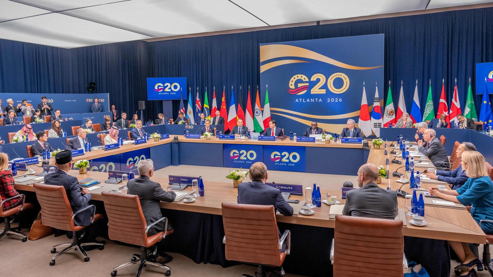 G20 foreign ministers end Atlanta meeting without consensus on key issues