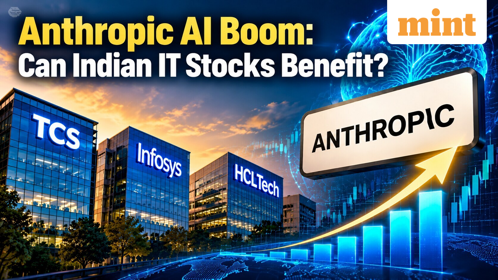 TCS, Infosys, HCL Tech: Anthropic revenue soars 14-fold in H1 2026 - Can Indian IT stocks benefit from AI boom?