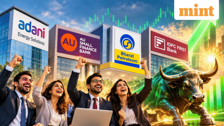 Top stocks to buy: Adani Energy, AU Small Finance Bank, BPCL, IDFC First Bank — Jefferies sees up to 62% upside | Target