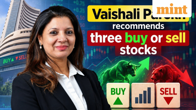 Top 3 buy or sell stocks: Vedanta, DLF, Aegis Logistics by Vaishali Parekh | Target, stoploss, Nifty, Bank Nifty outlook | Stock Market News
