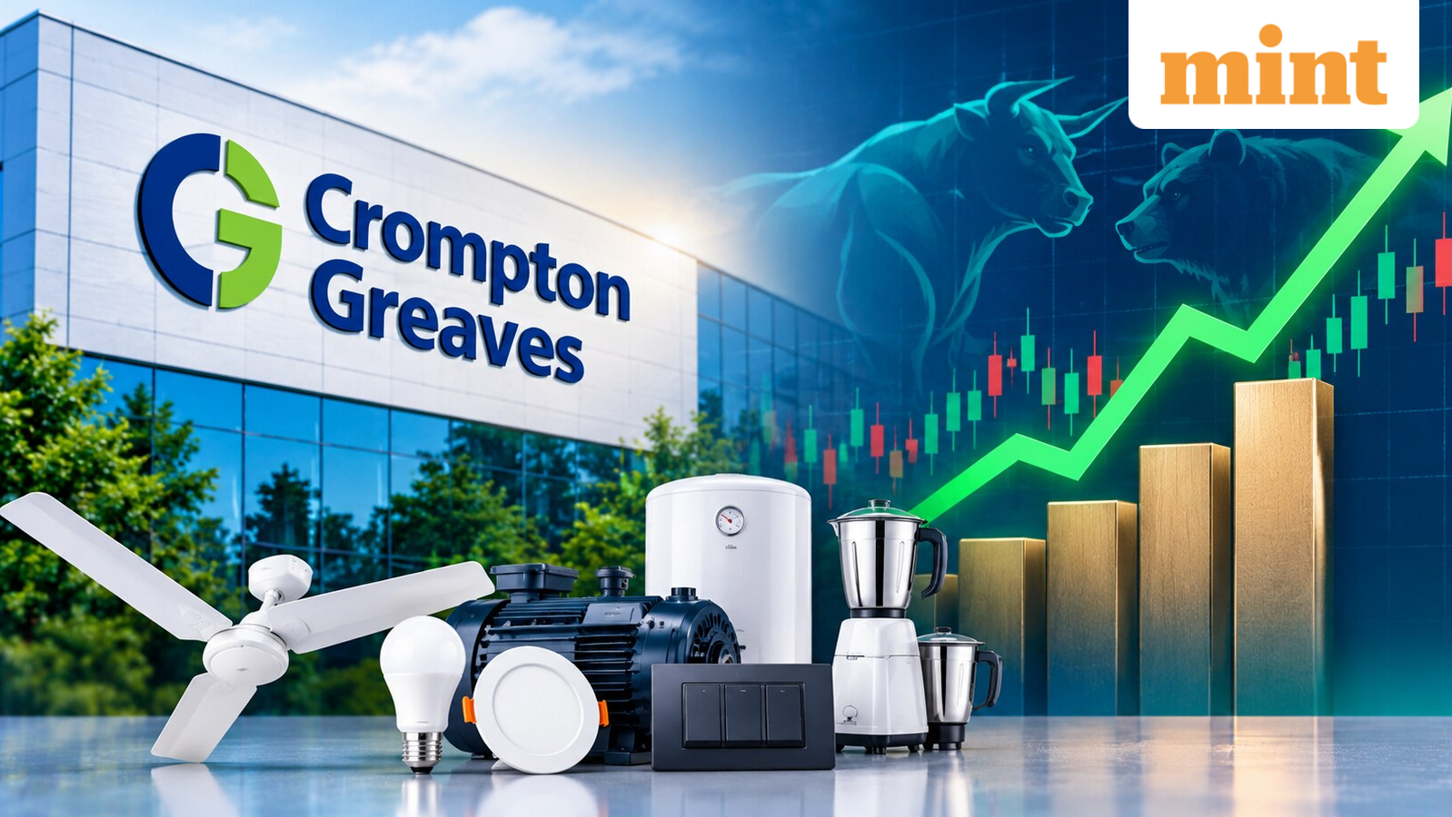 Crompton Greaves shares rebound 4% after recent losses: Can the beaten-down stock sustain its recovery?