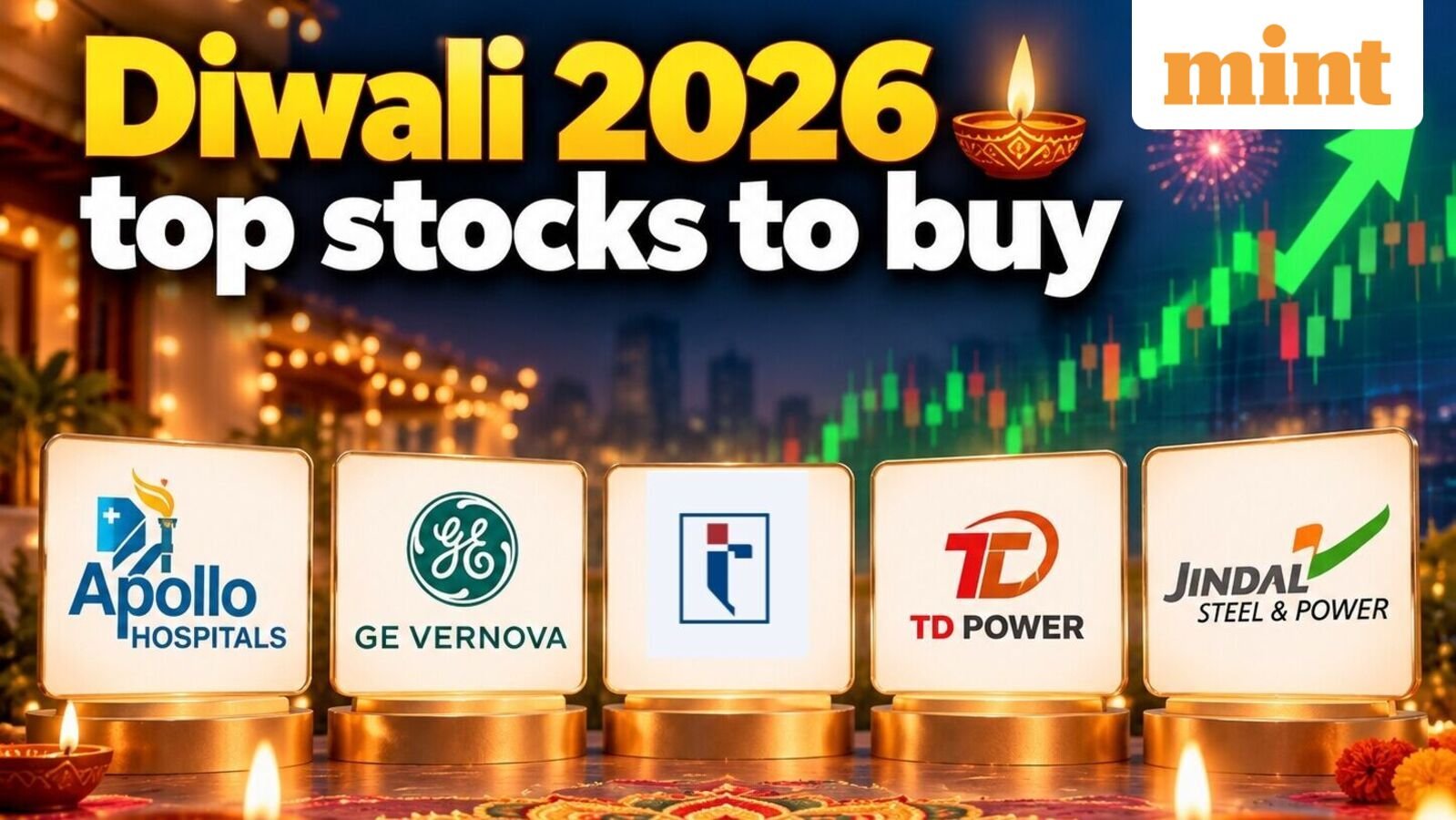 Diwali 2026 Top Stocks To Buy: Apollo Hospitals, GE Vernova, TARIL, TD Power, Jindal Steel, others; top 10 picks, target