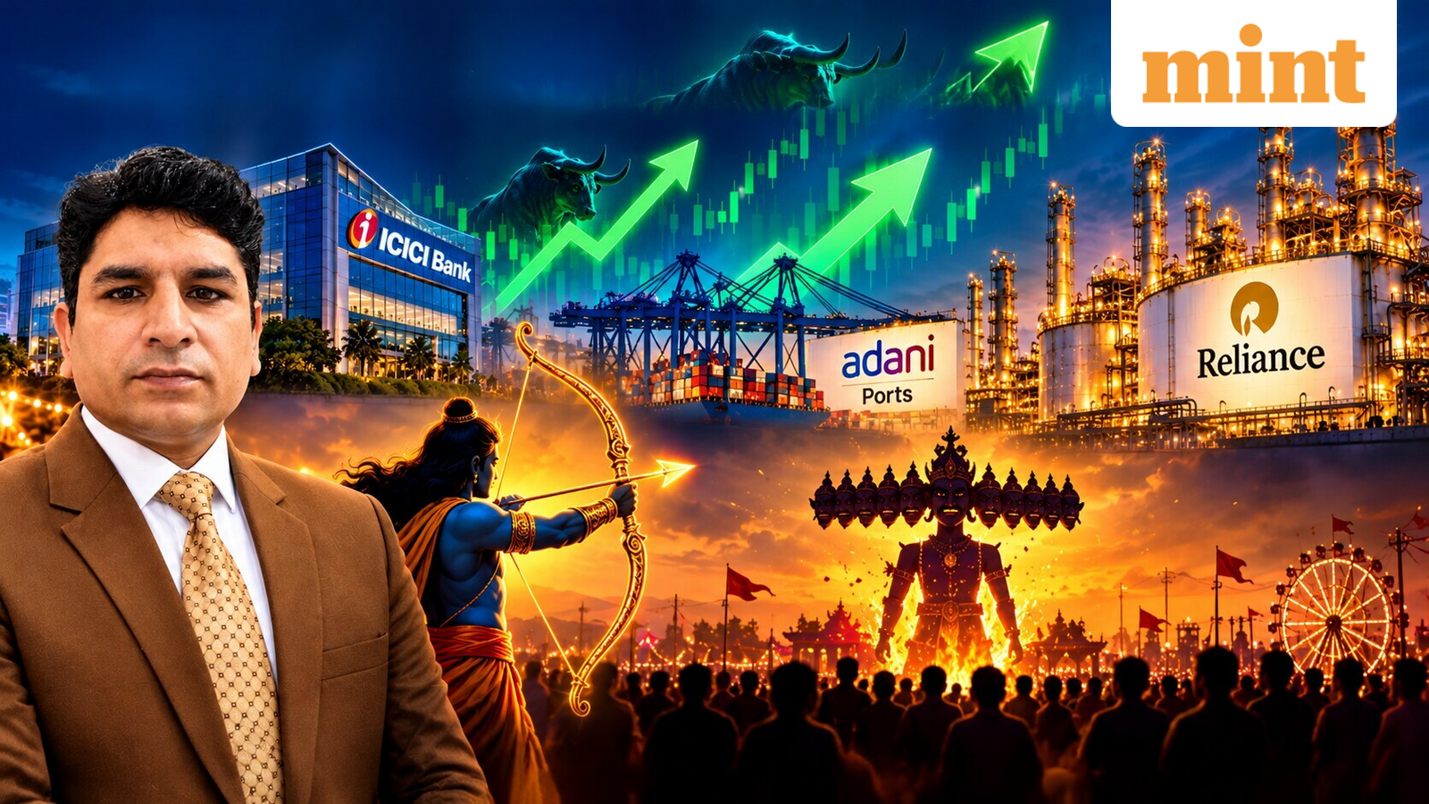 Dussehra 2026 special: Top 3 stocks to buy; ICICI Bank, Adani Ports, Reliance Industries | Target price by Mahesh M Ojha