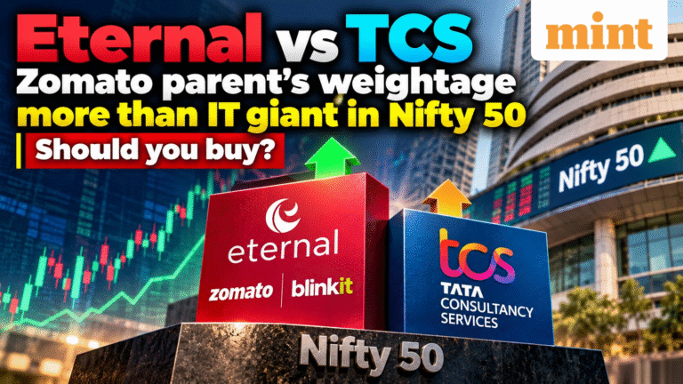 Eternal vs TCS shares: Zomato parent’s weightage more than IT giant in Nifty 50 | Should you buy?