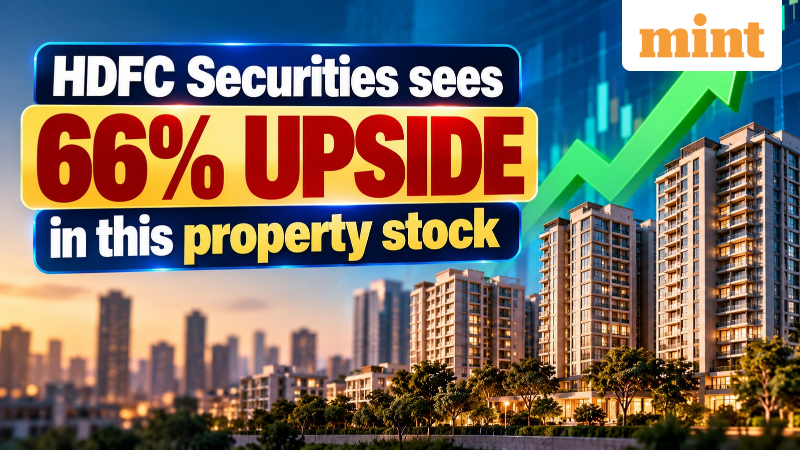 Down 21% in 3 months, but HDFC Securities sees 66% upside in this property stock - check target price, rationale