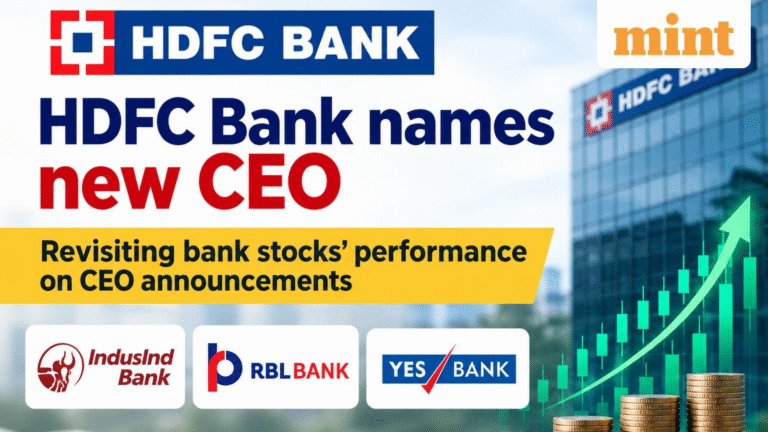 With Anup Bagchi as CEO, a deep-dive into how bank stocks fared after top boss changes - Yes, RBL, IndusInd, HDFC Bank