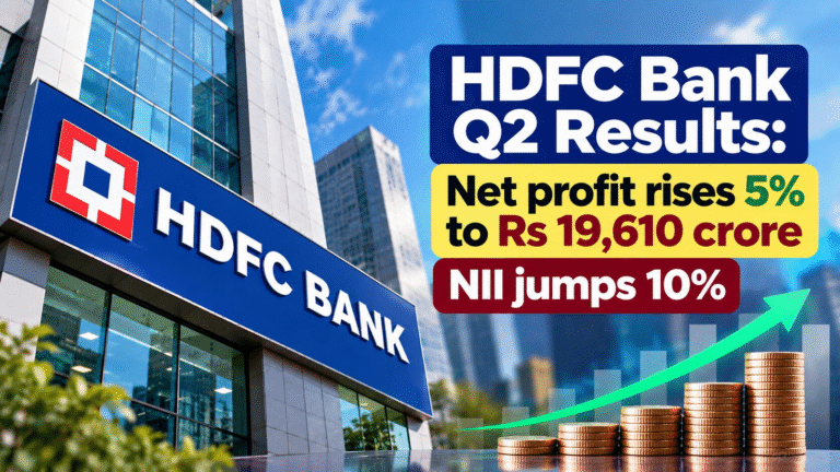 HDFC Bank Q2 Results: Net profit rises 5% to  ₹19,510 crore, NII jumps 10% in last quarter under outgoing CEO Jagdishan