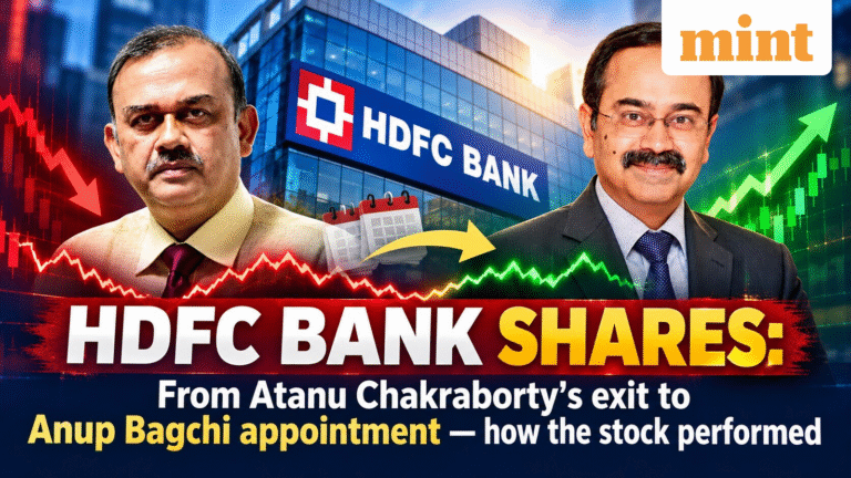 HDFC Bank shares: How stock fared since Atanu Chakraborty's exit till Anup Bagchi appointment- Performance data details