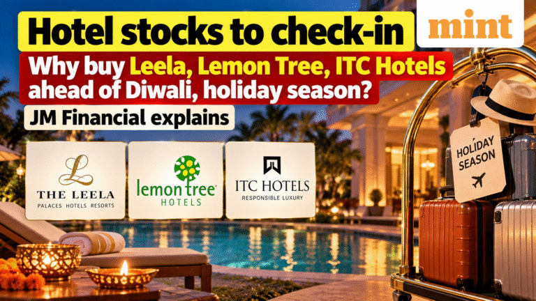Hotel stocks to check-in | Why buy Leela, Lemon Tree, ITC Hotels ahead of Diwali, holiday season? JM Financial explains