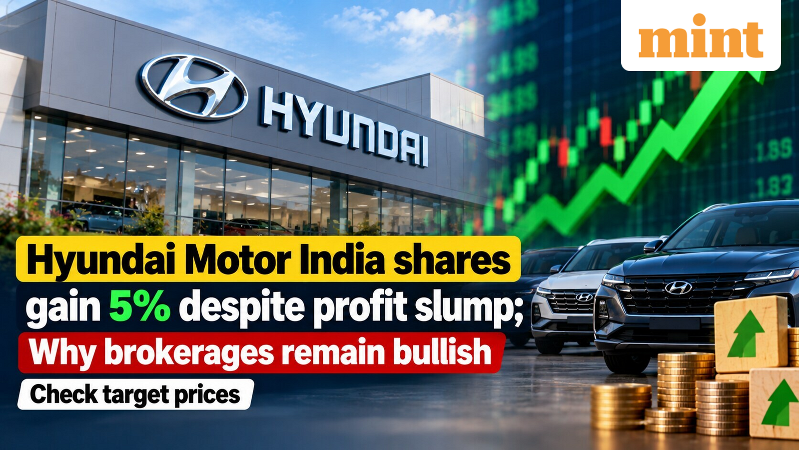 Hyundai Motor India shares gain 5% despite profit slump; Why brokerages remain bullish | Check target prices