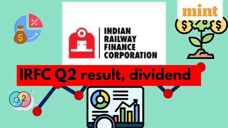 Navratna PSU IRFC Q2 results, dividend 2026 announcement date, time, earnings schedule, dividend yield, history