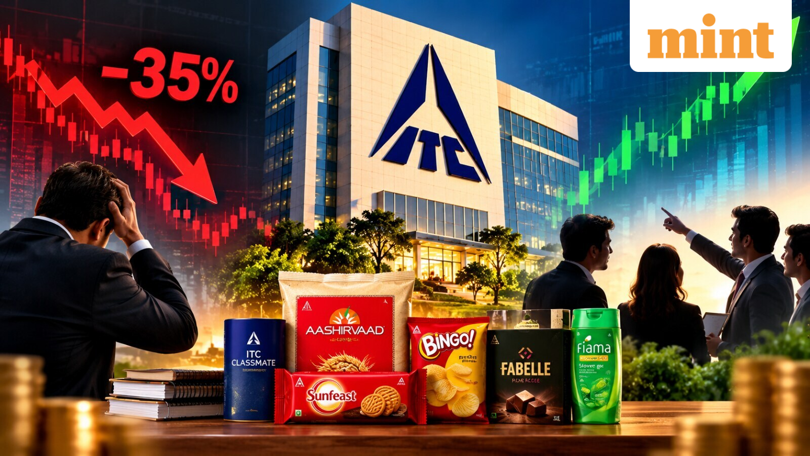 35% dip in one year! ITC shares rise on better Q2 results buzz; experts give buy tag? Target price, stop-loss | Stock Market News