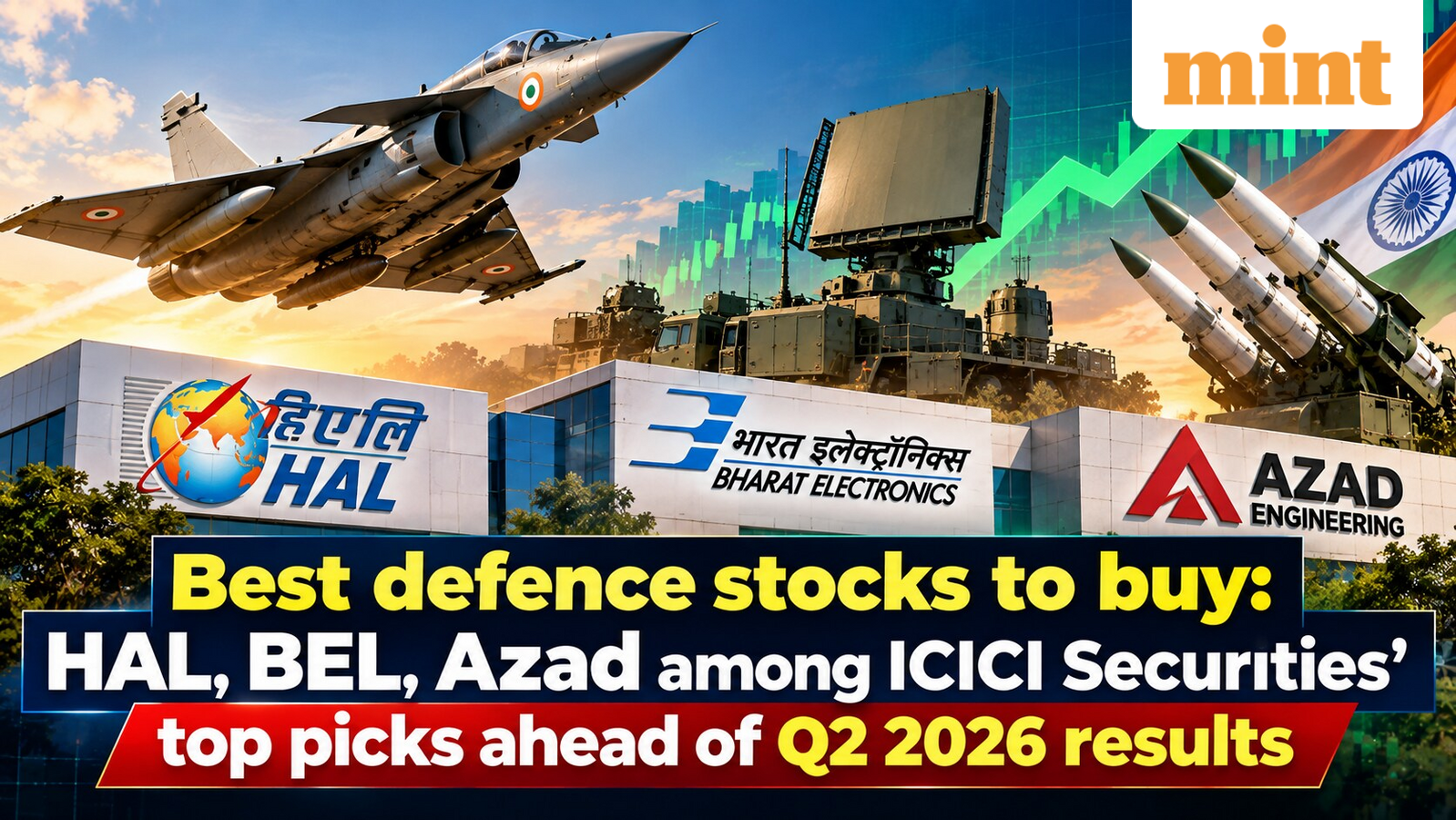 Best defence stocks to buy: HAL, BEL, Azad among ICICI Securities’ top picks ahead of Q2 2026 results