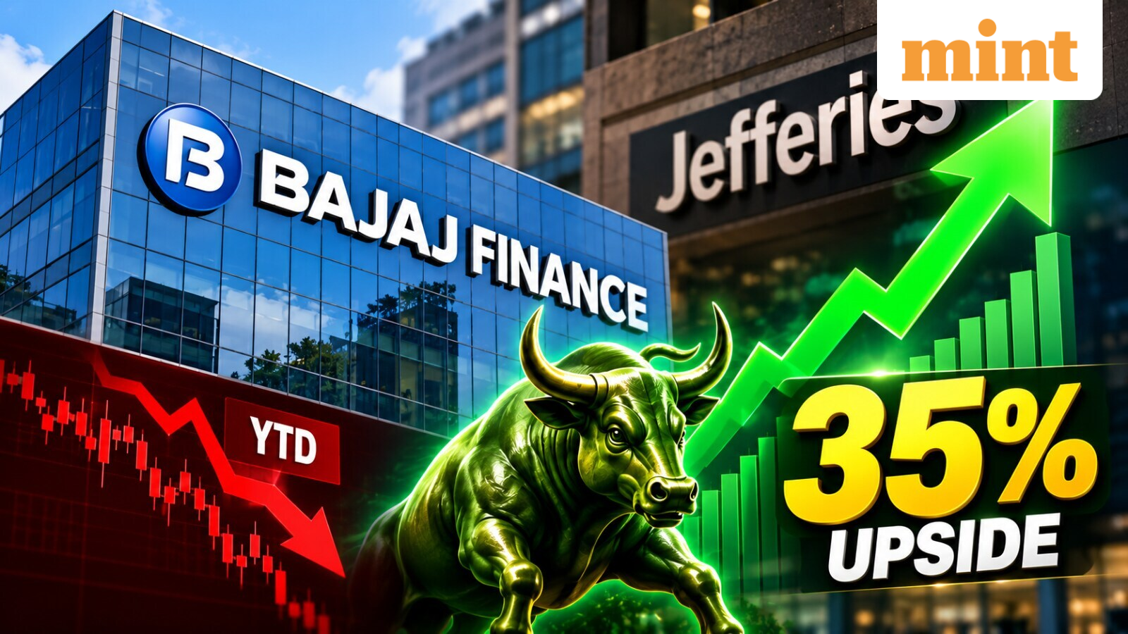Bajaj Finance shares: Jefferies India's top stock pick — 35% upside seen despite negative YTD return | Target price
