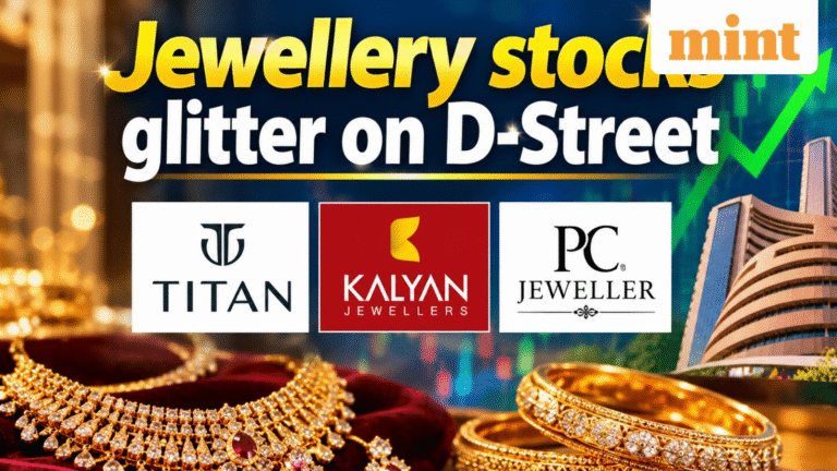 Titan, Kalyan Jewellers, PC Jeweller shares shine - Why jewellery stocks are glittering? Expert decodes rally | Stock Market News