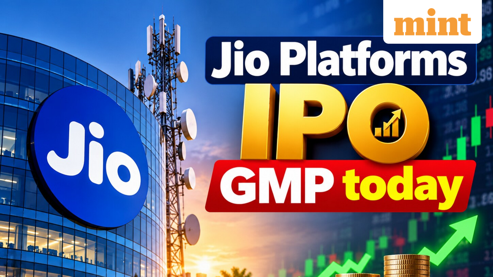 Jio Platforms IPO GMP today: Reliance-backed  ₹30,213 cr issue - Listing gains expectations for Oct 28 NSE, BSE debut