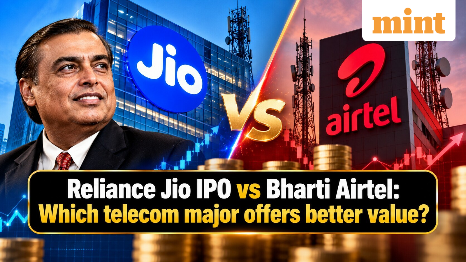 Analysis ahead of Reliance Jio IPO: Bharti Airtel is better or Mukesh Ambani shares? Top value things before bid opens