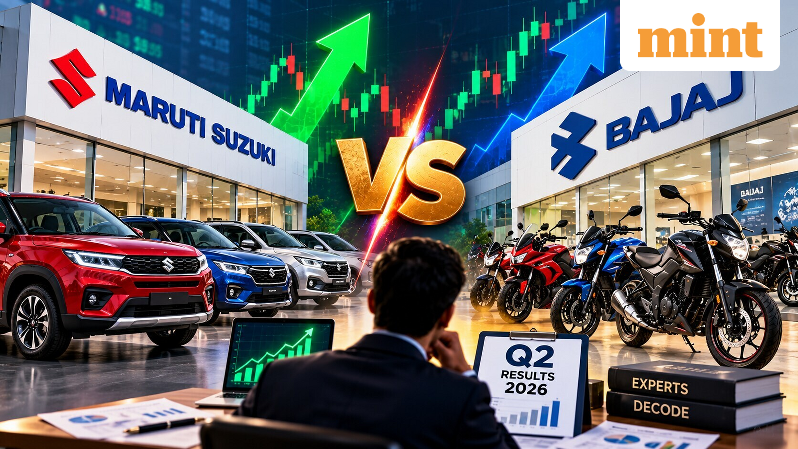 Maruti Suzuki vs Bajaj Auto: Which auto stock to buy ahead of Q2 results 2026? Experts decode