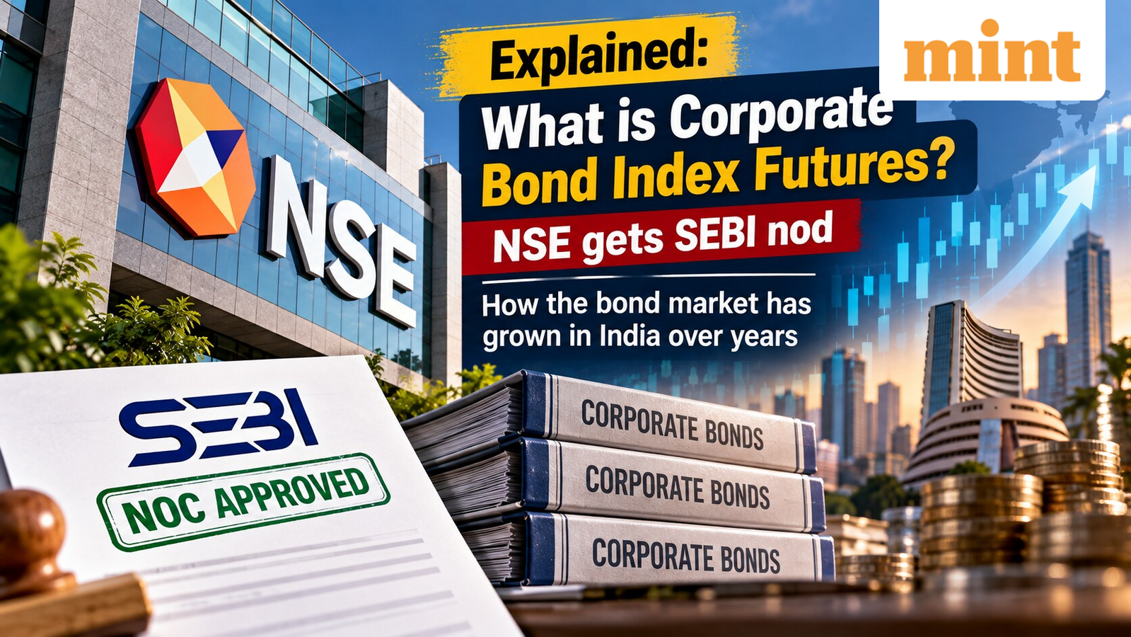 Explained: What is Corporate Bond Index Futures - NSE gets SEBI nod |How the bond market has grown in India over years | Stock Market News