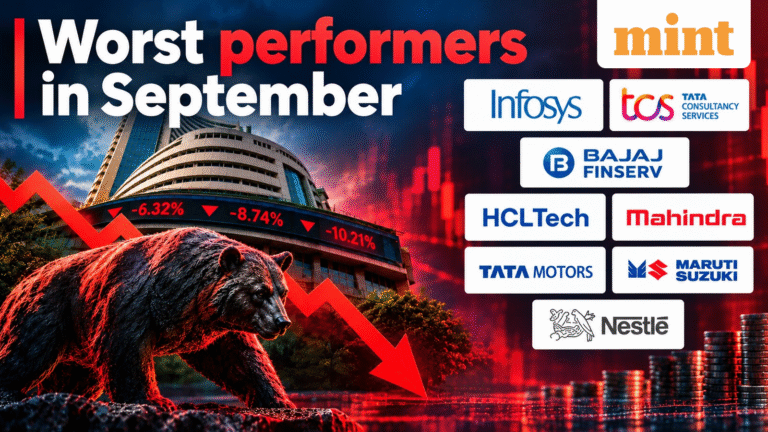 10 Nifty 50 stocks, including Infosys and TCS, posted double-digit losses in September as market sell-off deepens | Stock Market News