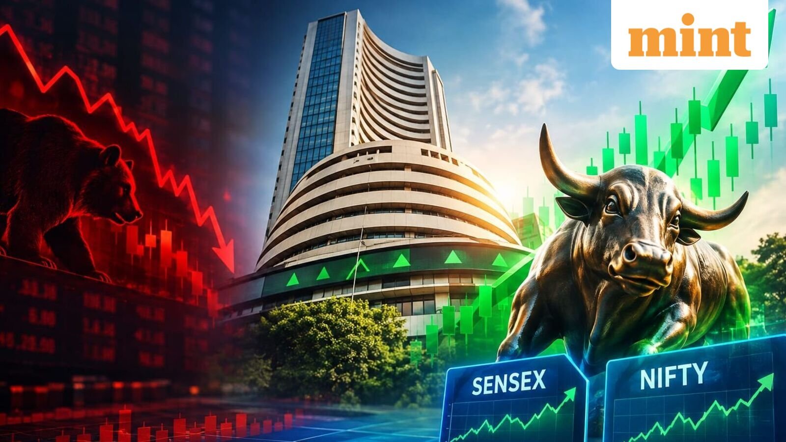 Mind-boggling Monday at Indian stock markets: Sensex, Nifty mirror life’s ups and downs — October 26 trade details