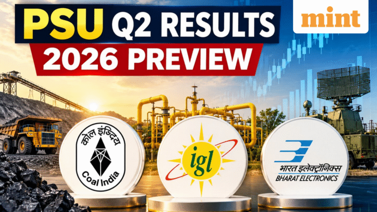 PSU Q2 results 2026 preview: BEL, Coal India, IGL - Earnings estimate, brokerage target price, returns potential