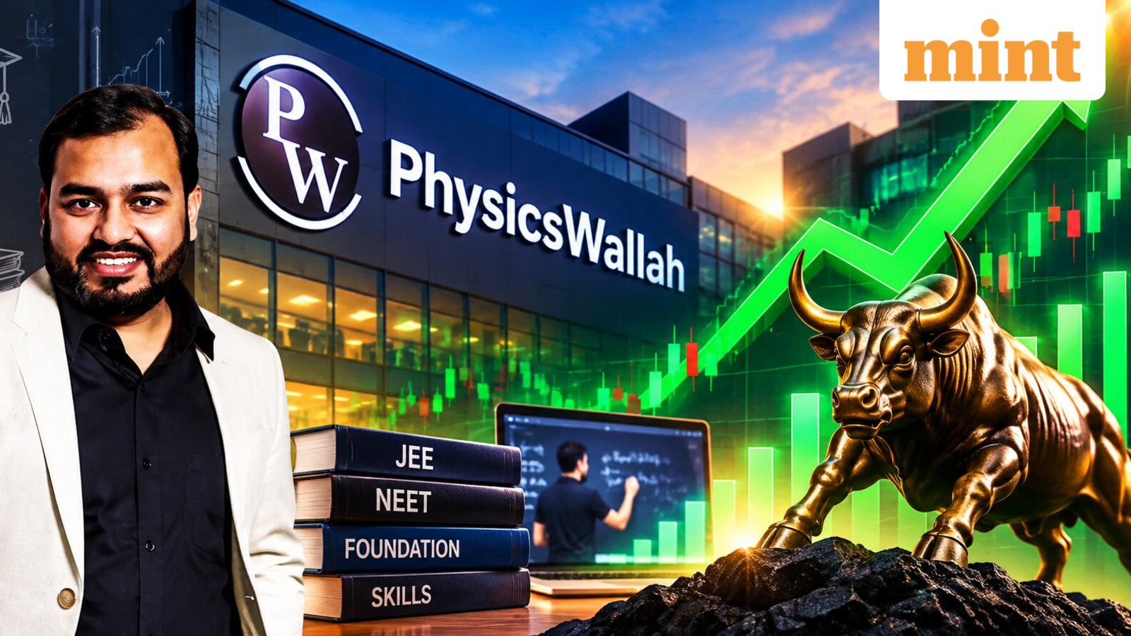 Alakh Pandey-led Physicswallah shares up 42% in 6 months; Motilal Oswal sees further upside - Reason, target price