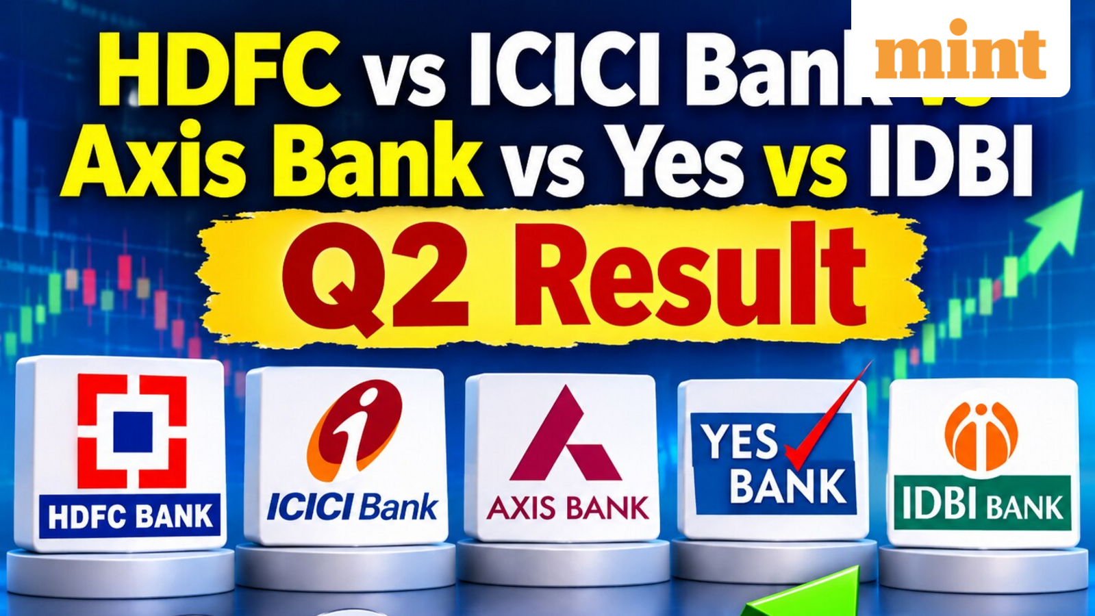 Q2 results 2026 race: HDFC vs ICICI Bank vs Axis Bank vs Yes Bank vs IDBI - Which bank won in PAT, NII, asset quality?